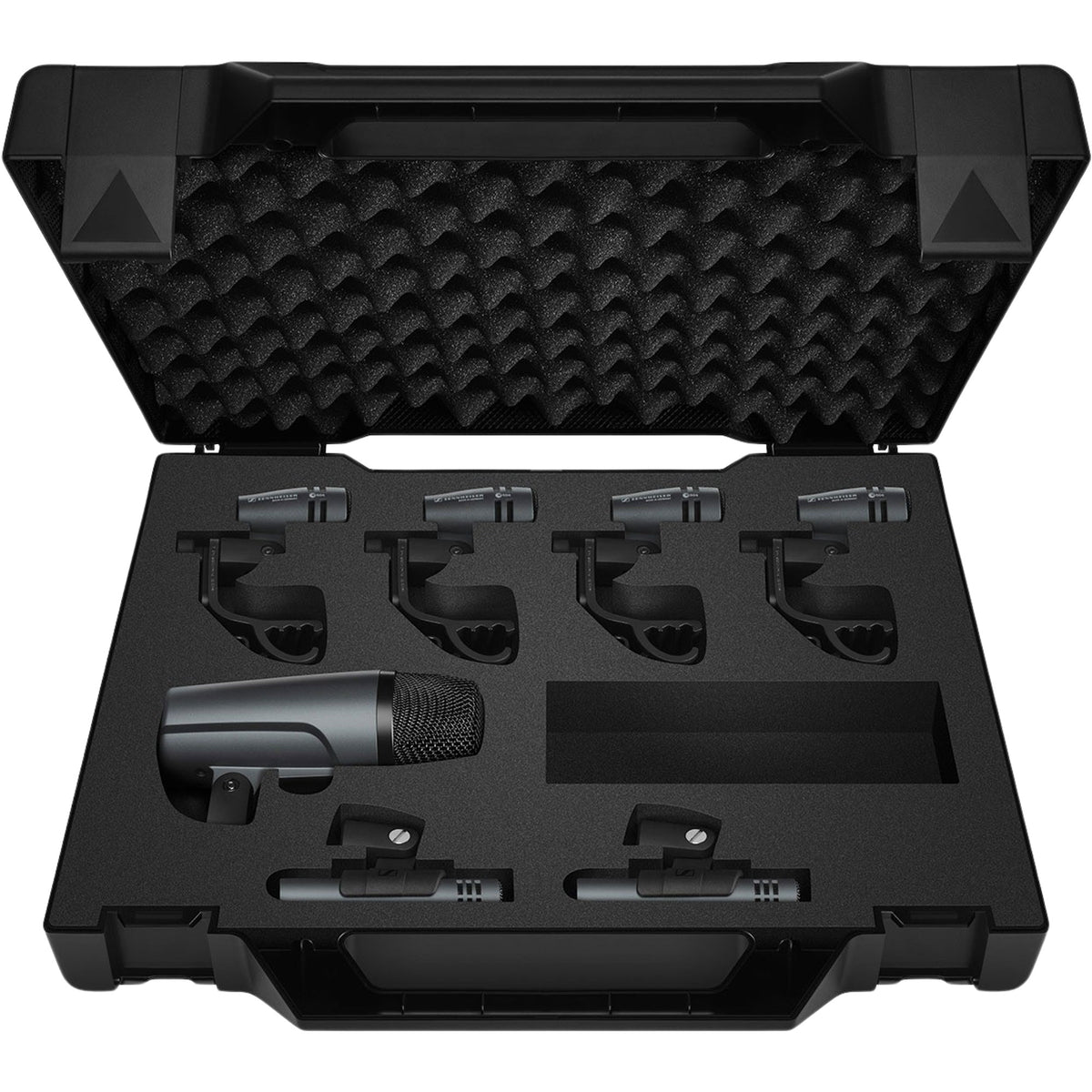 Sennheiser e 600 Series Drum Case Drum Microphone Kit with 7 Microphones