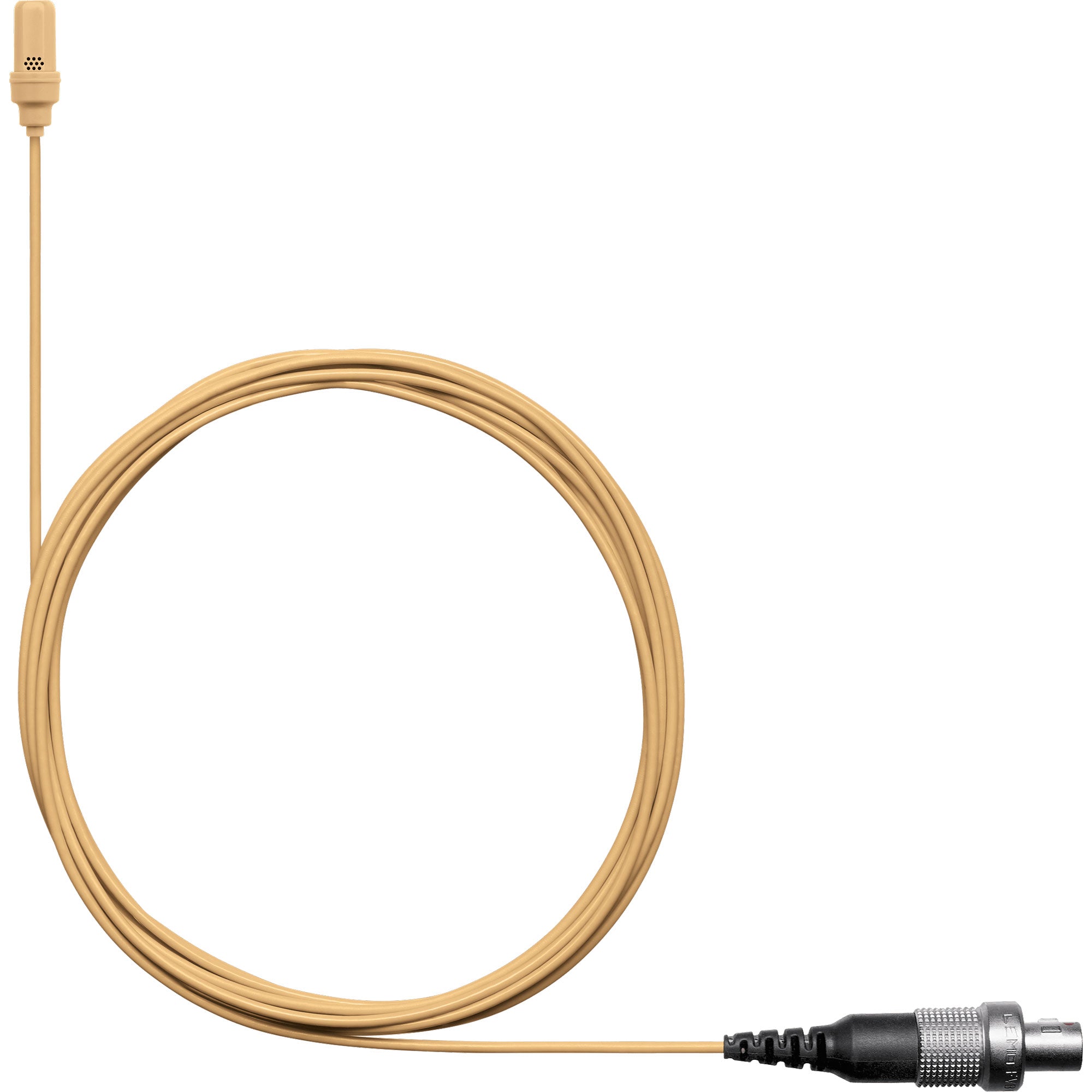 Shure UL4 UniPlex Cardioid Subminiature Lavalier Microphone (Tan, 3-Pin LEMO)