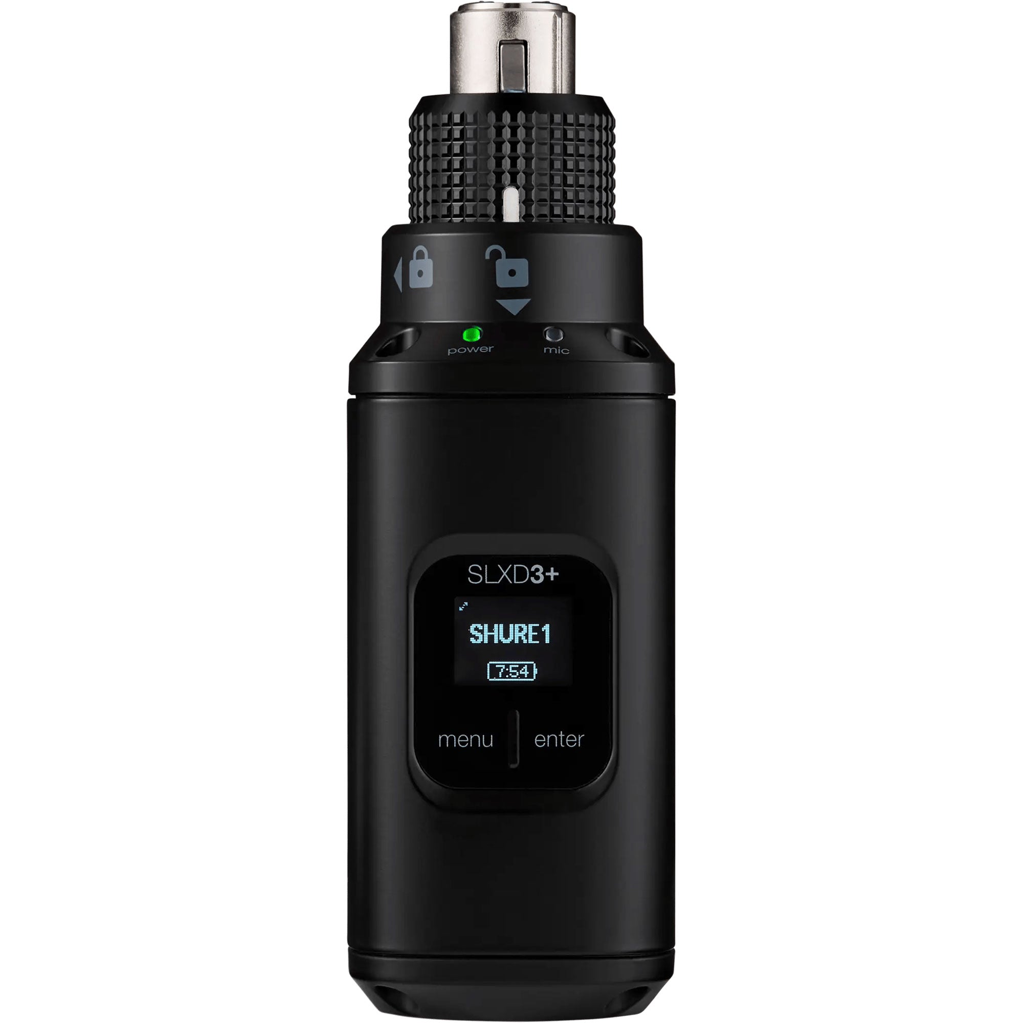 Shure SLXD35+ Digital Camera-Mount Wireless Plug-On Transmitter System (G57: 470-608 MHz)
