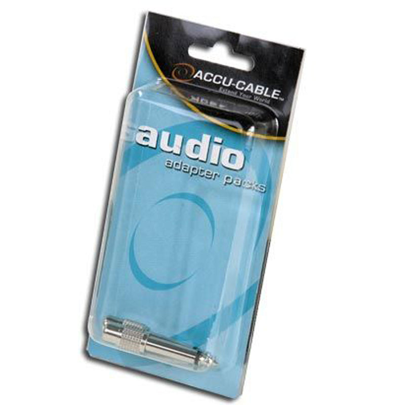 American DJ Accu-Cable ACQMRCAF Male 1/4" to Female RCA Adapter