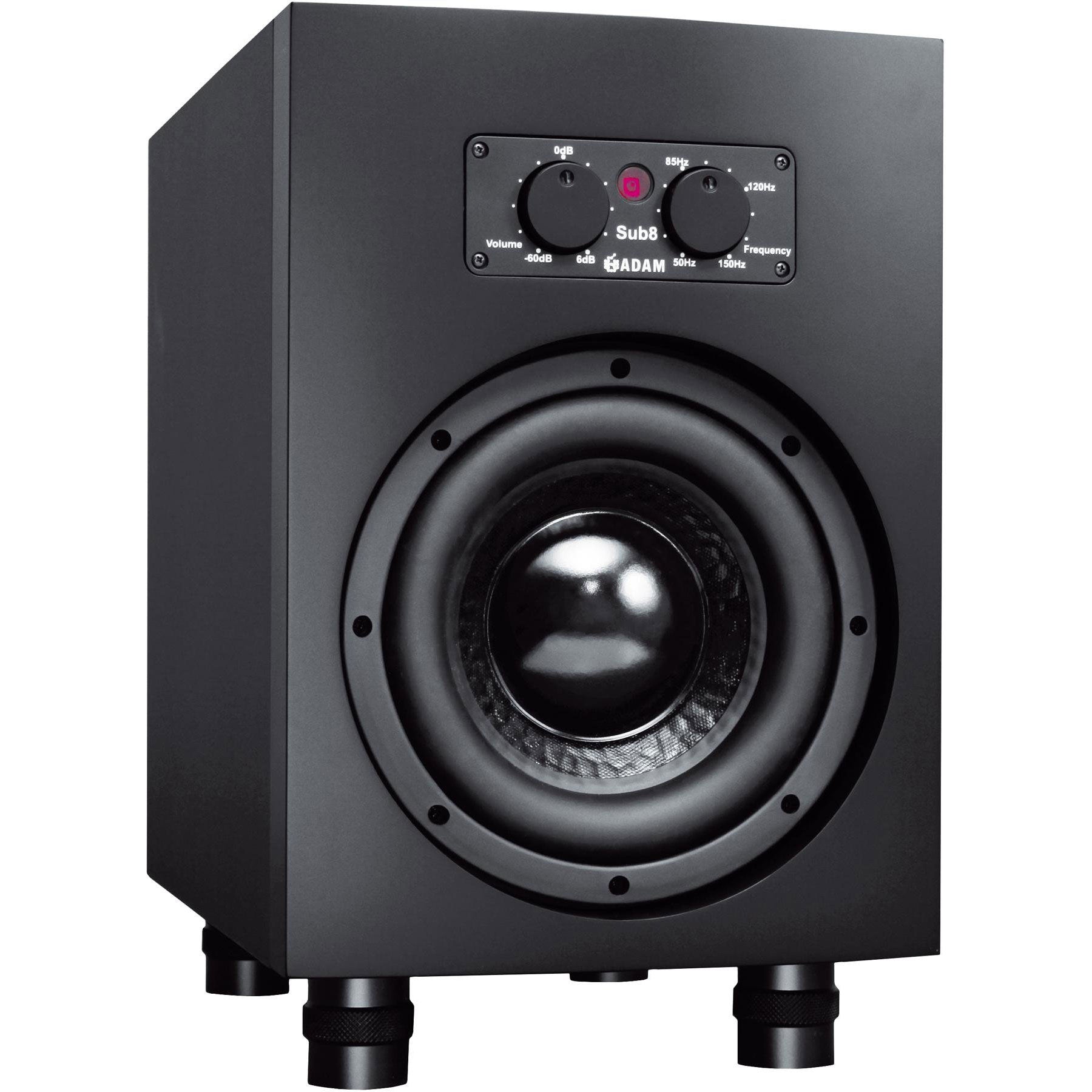 Adam Audio Sub8 8.5" 240 Watt Powered Subwoofer with Wireless Remote