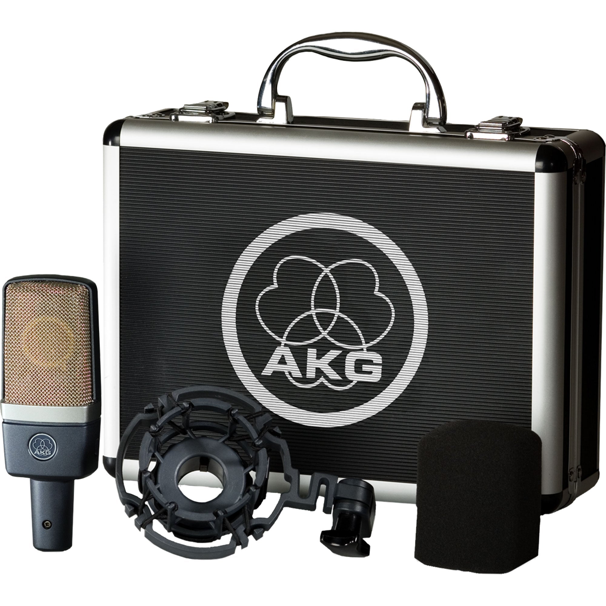 AKG C214 Large-Diaphragm Cardioid Condenser Microphone with FREE 20' XLR Cable