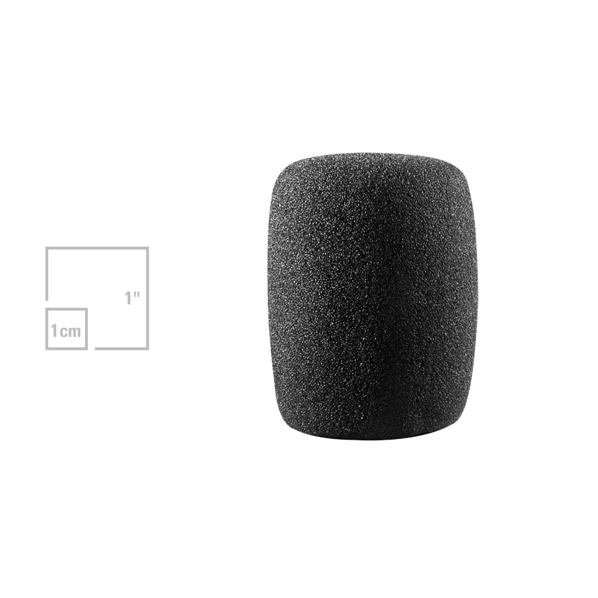 Audio-Technica AT8101 Cylindrical Foam Windscreen (Black)