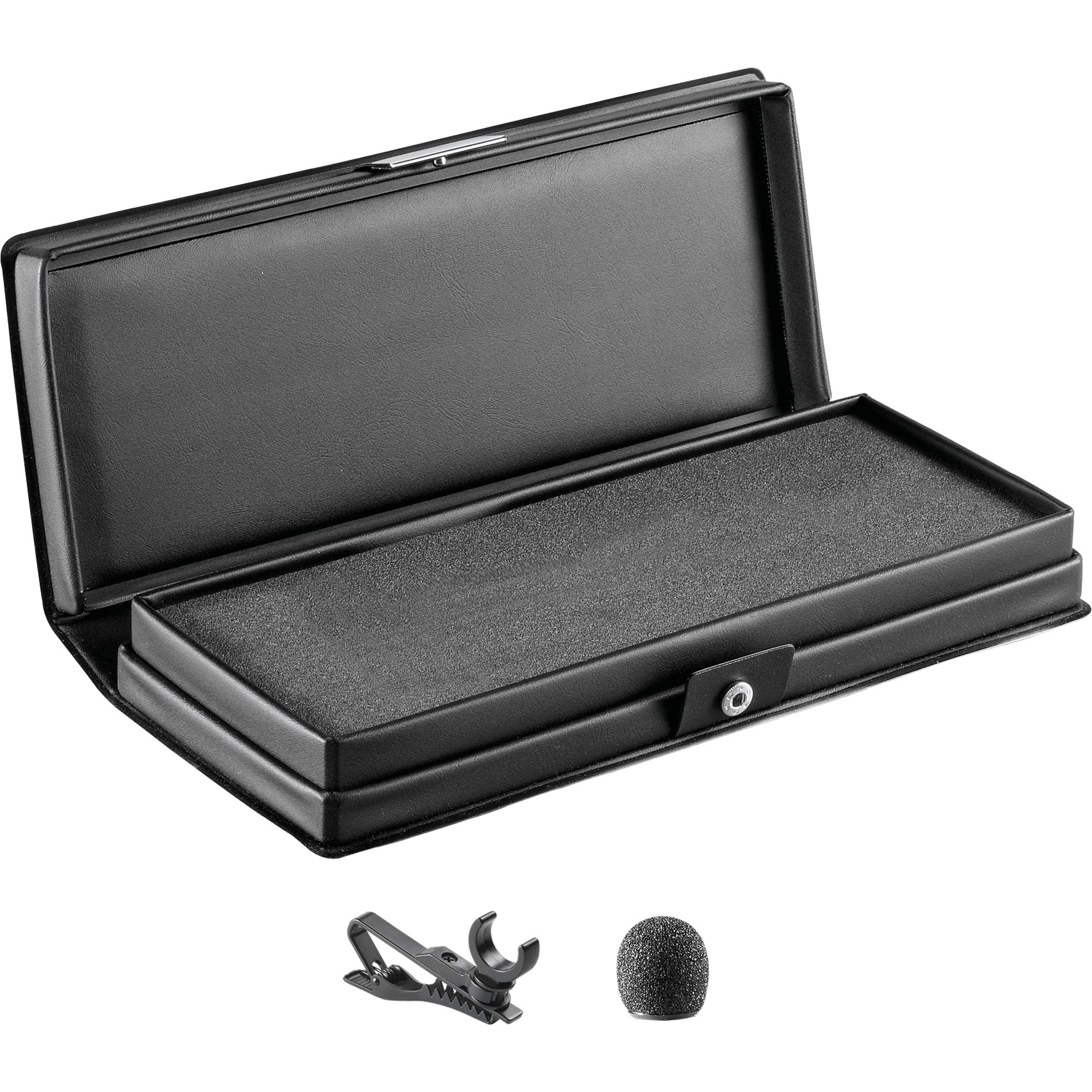 Audio-Technica AT831cH Cardioid Condenser Lavalier Microphone (Black, 4-Pin cH Connector)