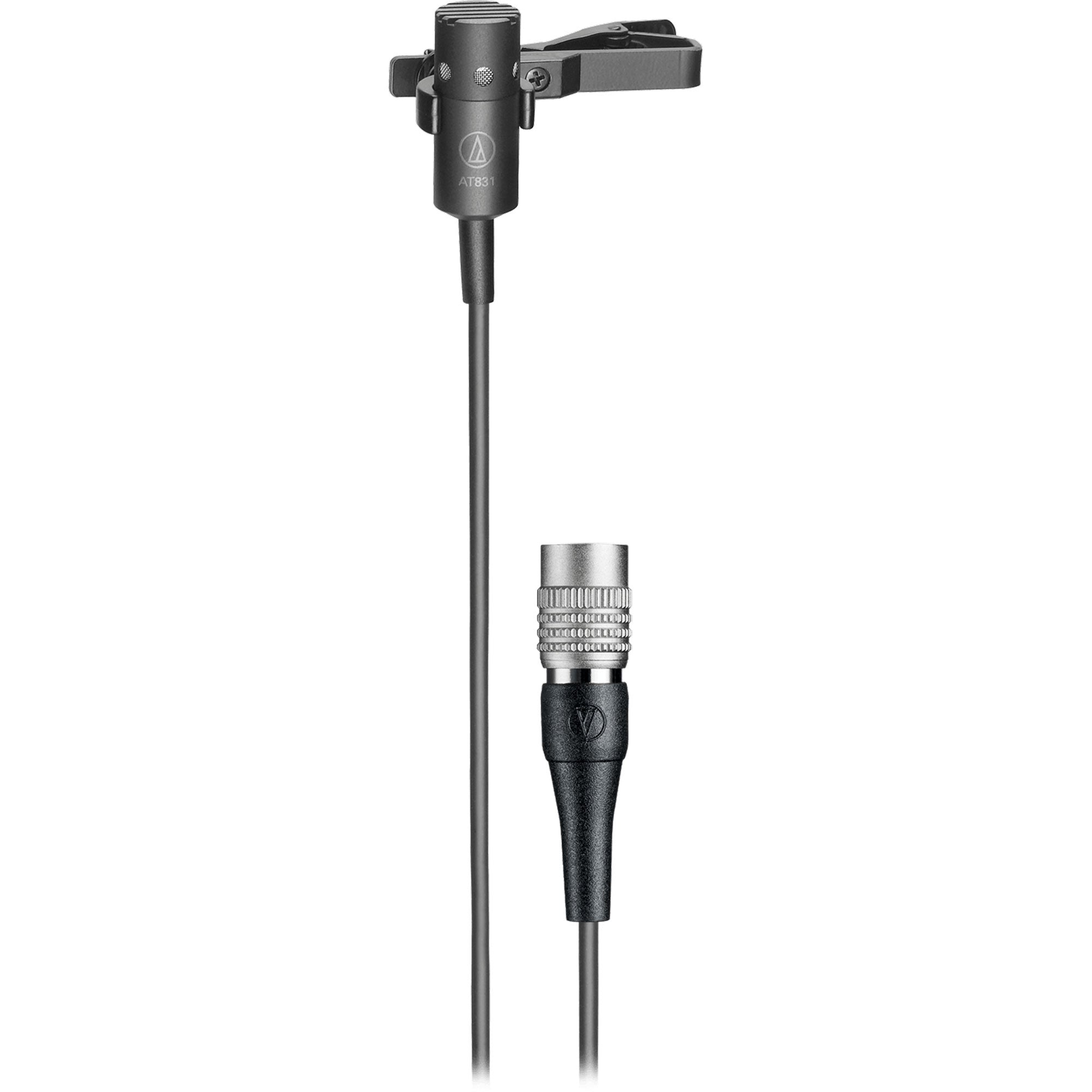 Audio-Technica AT831cW Cardioid Condenser Lavalier Microphone