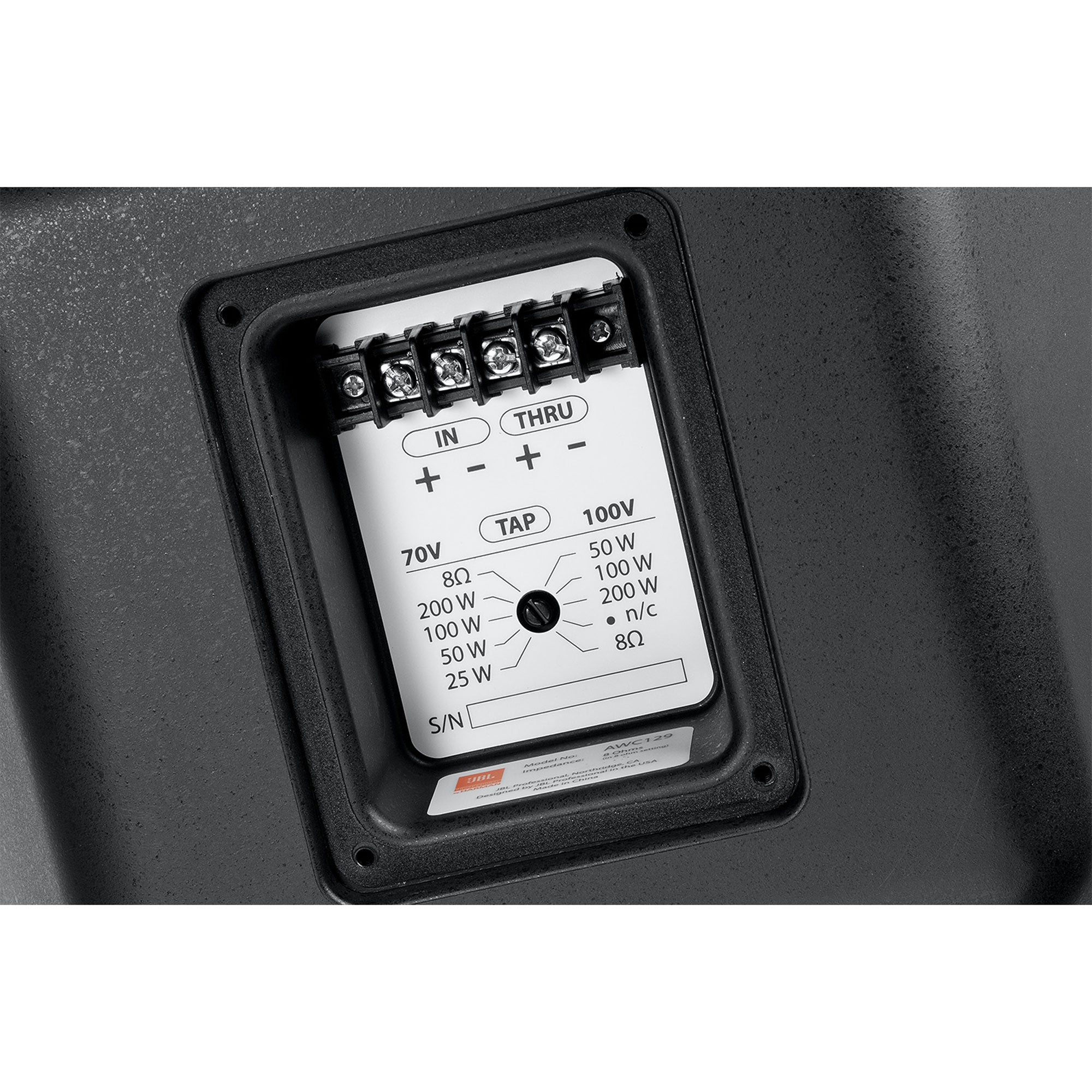 JBL AWC82 All-Weather Coaxial Loudspeaker (Black)