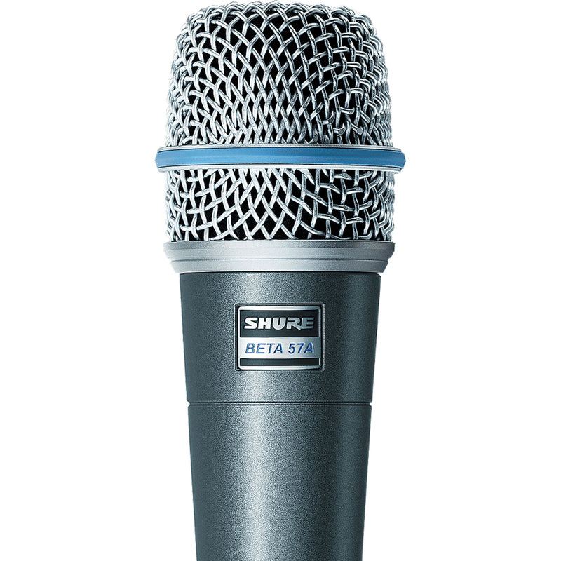 Shure Beta 57A Supercardioid Dynamic Instrument Microphone with FREE 20' XLR Cable