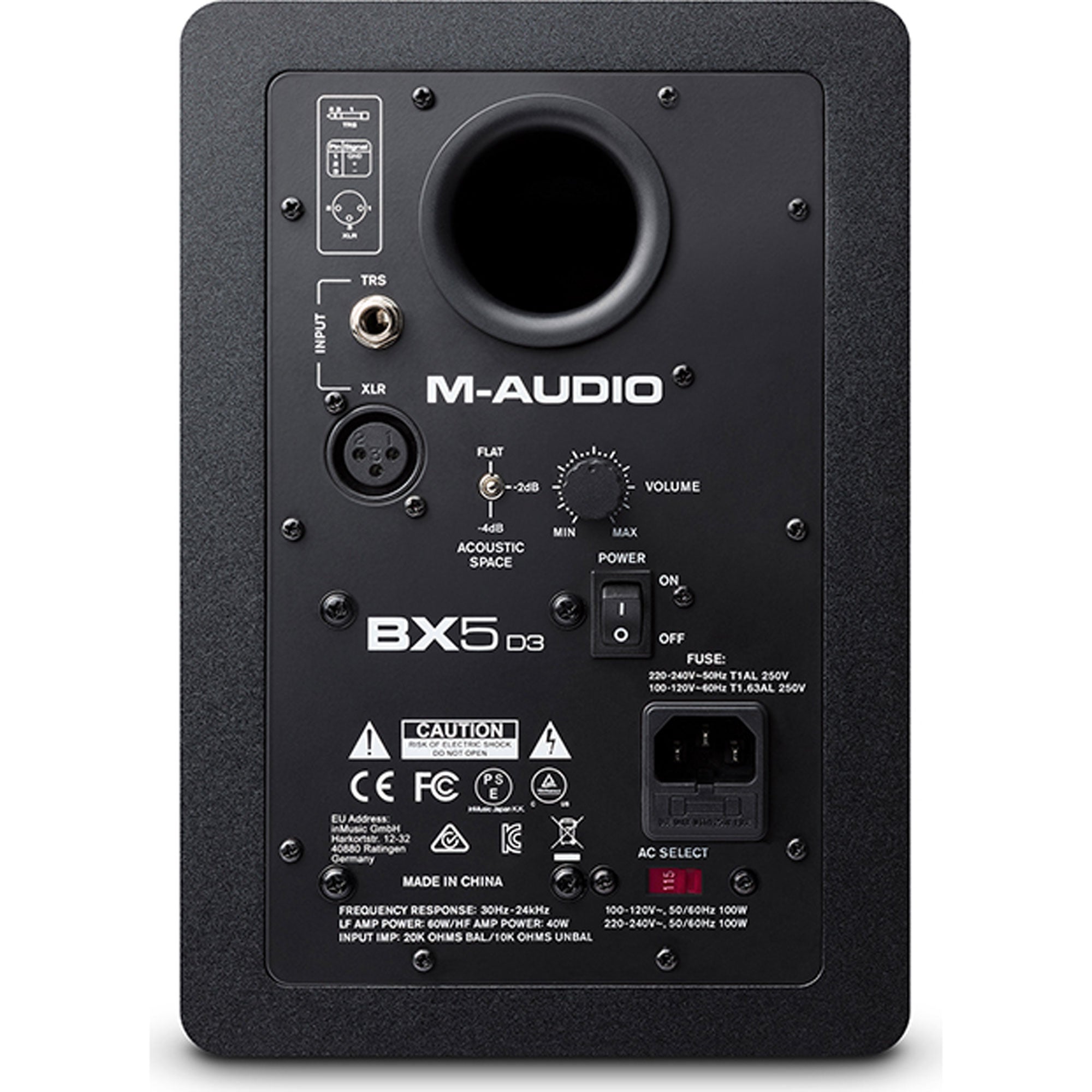 M-Audio BX5 D3 5" 2-Way 100W Powered Studio Monitor (Single)