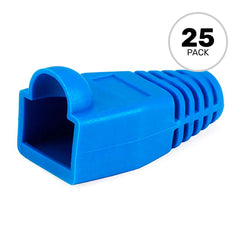 Performance Audio RJ45 CAT5, CAT5e Ethernet Network Strain Relief Boot (6.5mm, Blue, 25 Pack) Image 1