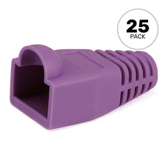 Performance Audio RJ45 CAT5, CAT5e Ethernet Network Strain Relief Boot (6.5mm, Dark Purple, 25 Pack) Image 1