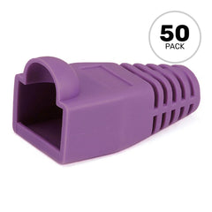 Performance Audio RJ45 CAT5, CAT5e Ethernet Network Strain Relief Boot (6.5mm, Dark Purple, 50 Pack) Image 1