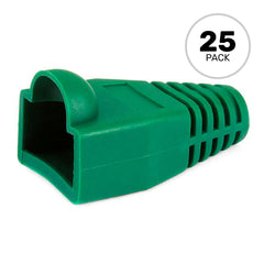 Performance Audio RJ45 CAT5, CAT5e Ethernet Network Strain Relief Boot (6.5mm, Green, 25 Pack) Image 1