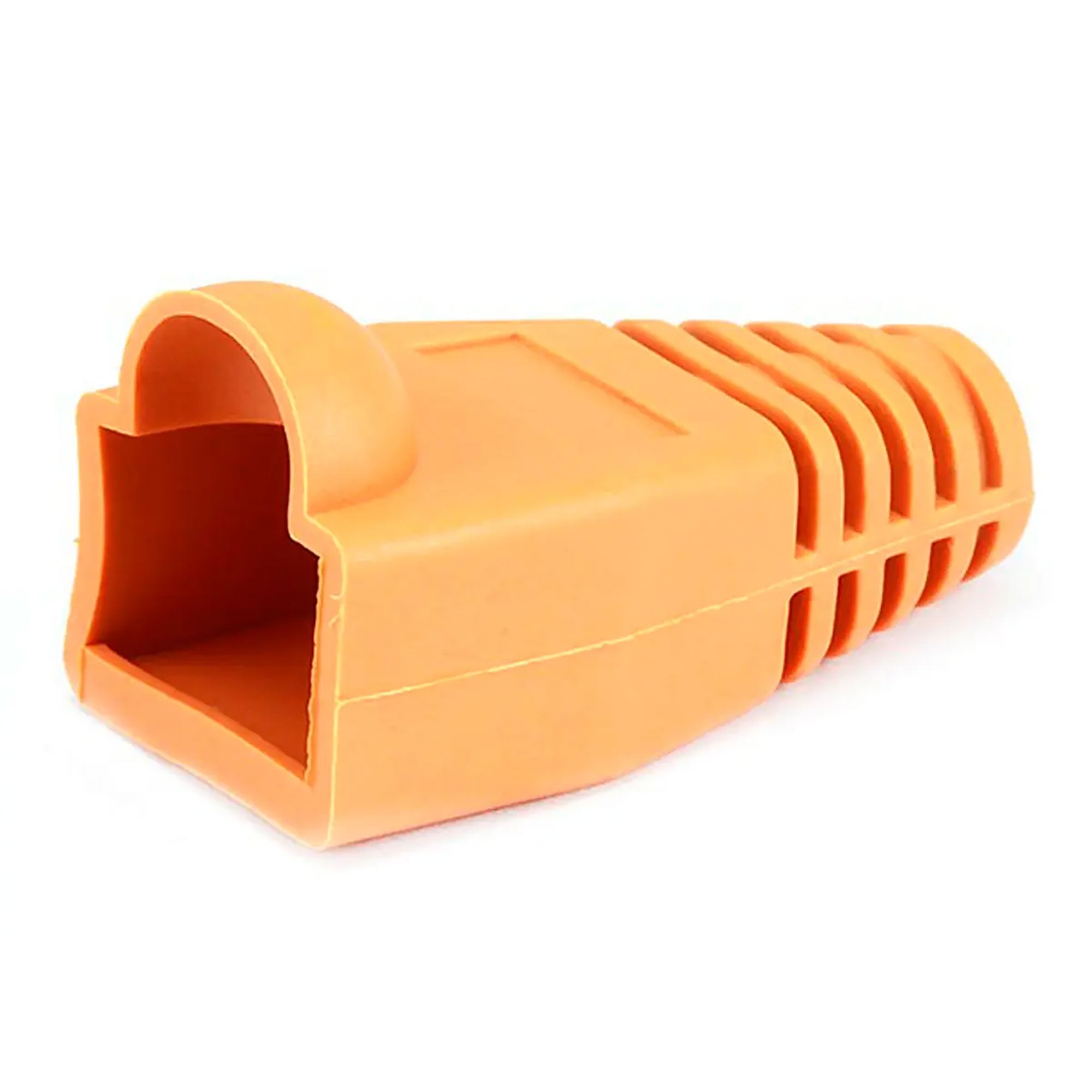 Performance Audio RJ45 CAT5, CAT5e Ethernet Network Strain Relief Boot (6.5mm, Orange, 25 Pack)