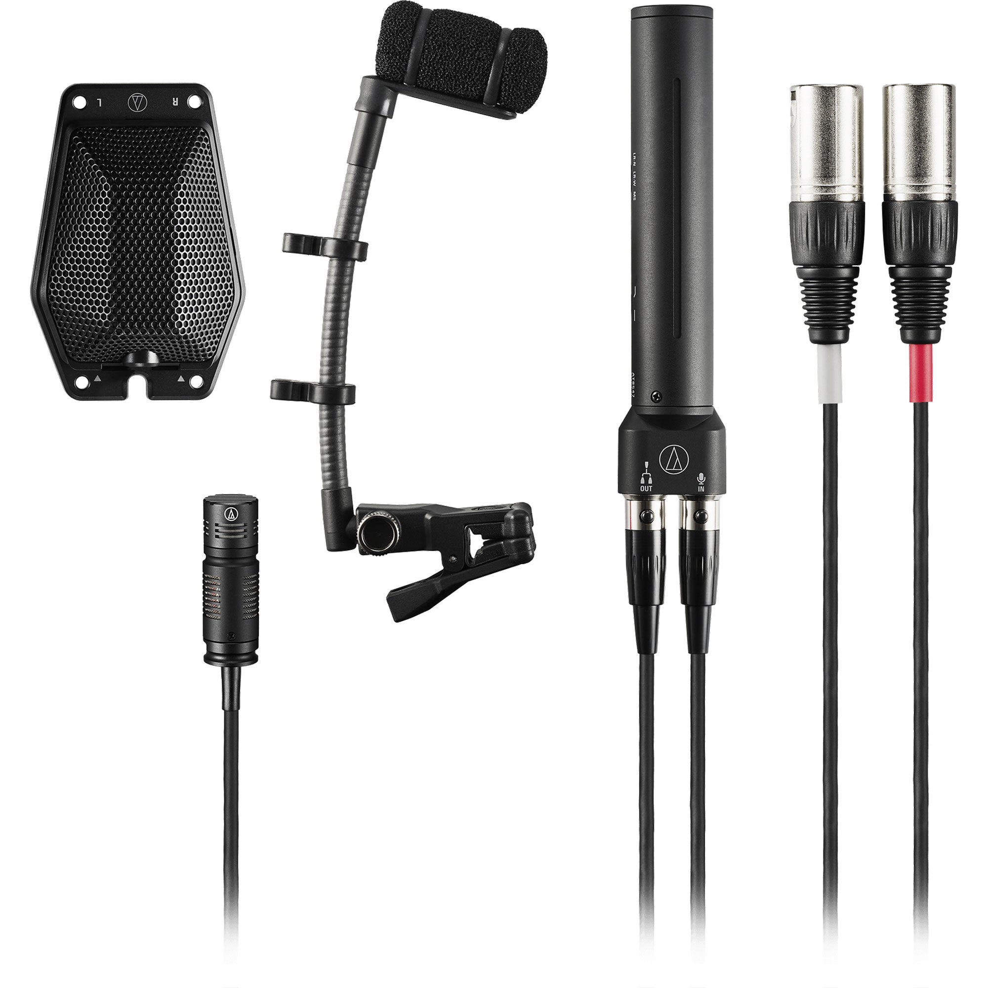 Audio-Technica BP350ST-UB MS Stereo Clip-On Cardioid Condenser Boundary Microphone