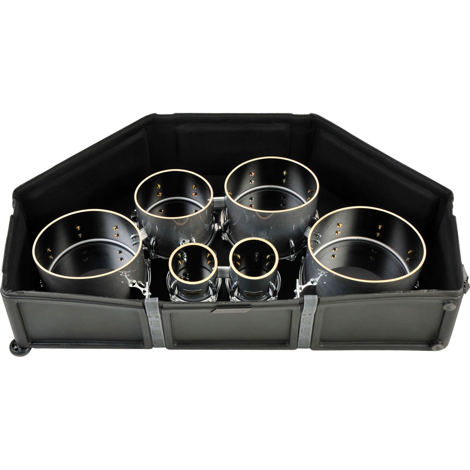 SKB 1SKB-DM0234 Marching Quad / Quint Case (Black)