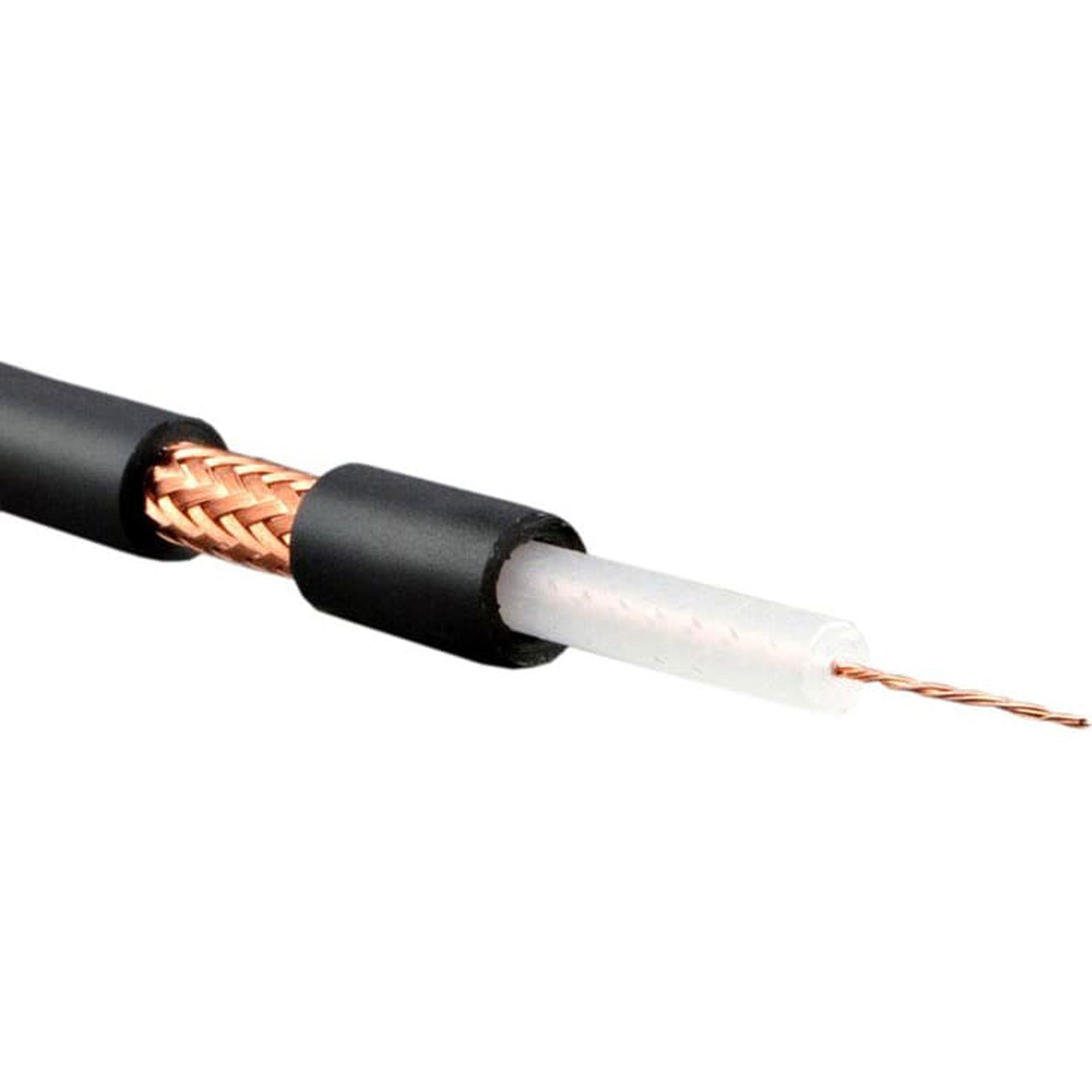 Custom Cable 15 Feet of Canare LV-77S Black Wire