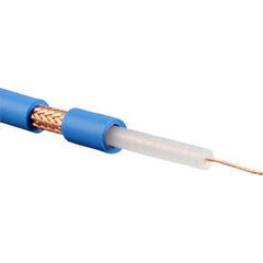 Custom Cable 2 Feet of Canare LV-61S Blue Wire Image 1
