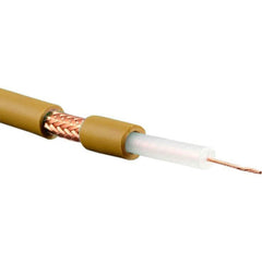 Custom Cable 17 Feet of Canare LV-61S Brown Wire Image 1