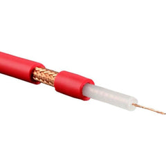 Custom Cable 20 Feet of Canare LV-61S Red Wire Image 1