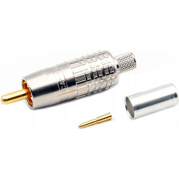 Canare RCAP-C5F 75 Ohm RCA Crimp Plug Connector for L-5CFB