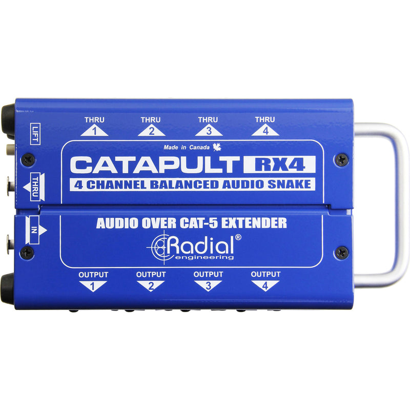 Radial Engineering Catapult RX4 4-Channel Cat5/Cat6 Analog Audio Snake (Receiver)
