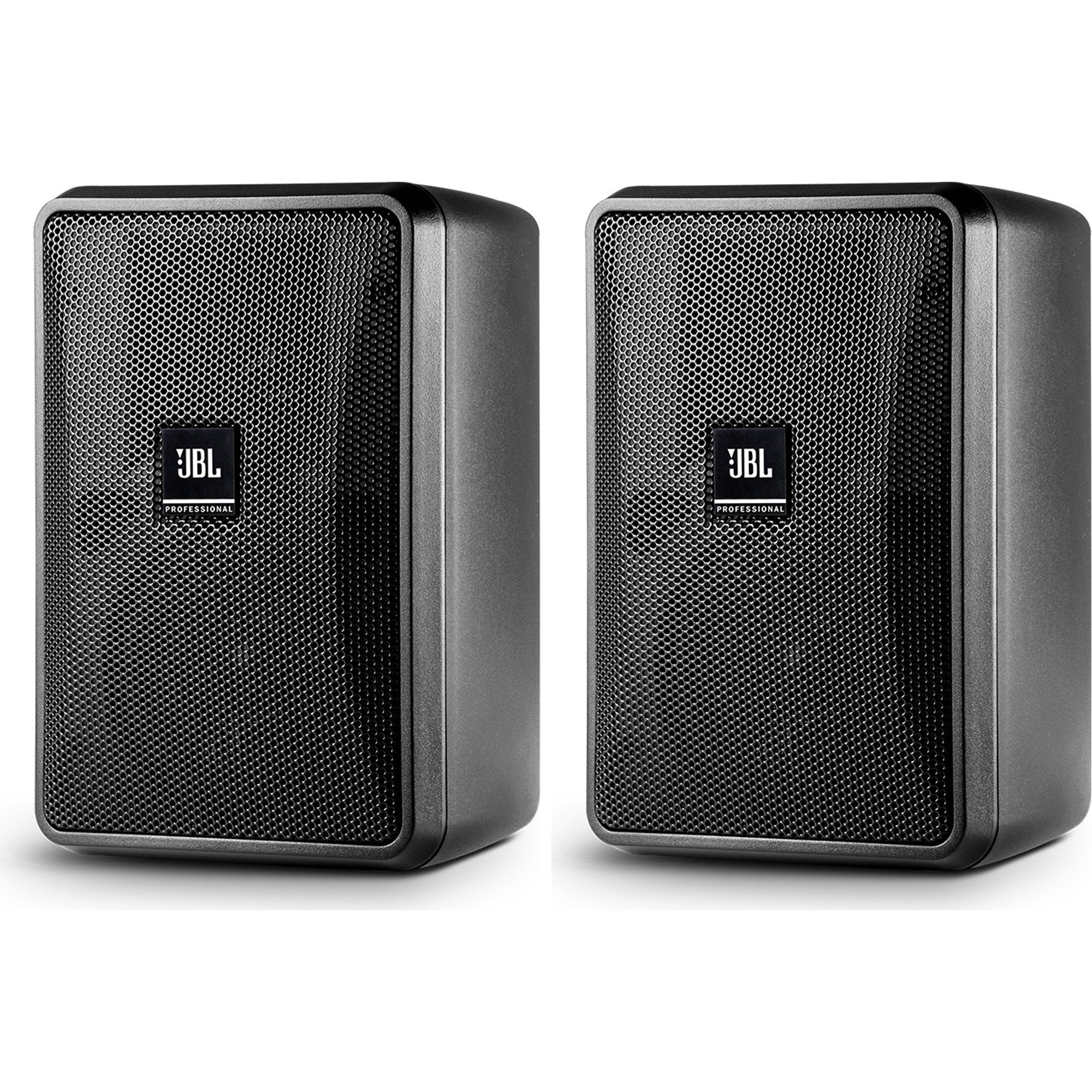 JBL Control 23-1L 3" 2-Way 8-Ohm Indoor/Outdoor Background/Foreground Speaker (Black, Pair)