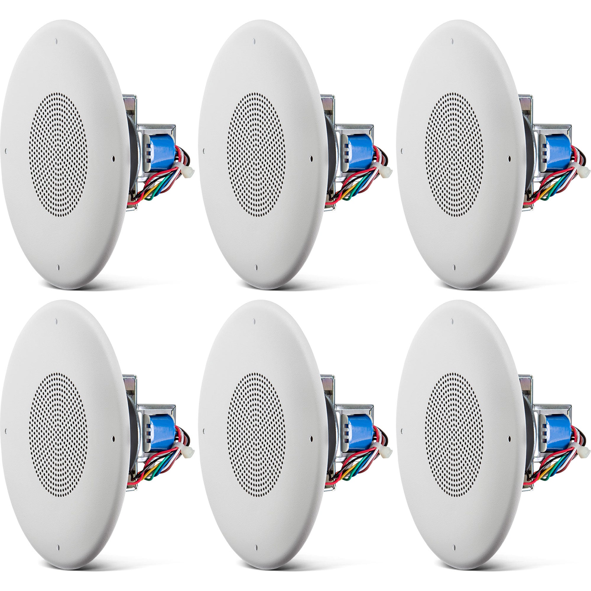 JBL CSS8004 4" Commercial Series Multi-Tap Ceiling Speaker (White, 6 Pack)