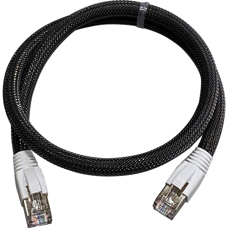 Custom Cables Ethernet Cat6a 10/100/1000 Rugged Networking Cable Made with Canare RJC6A-4P-SFM Wire