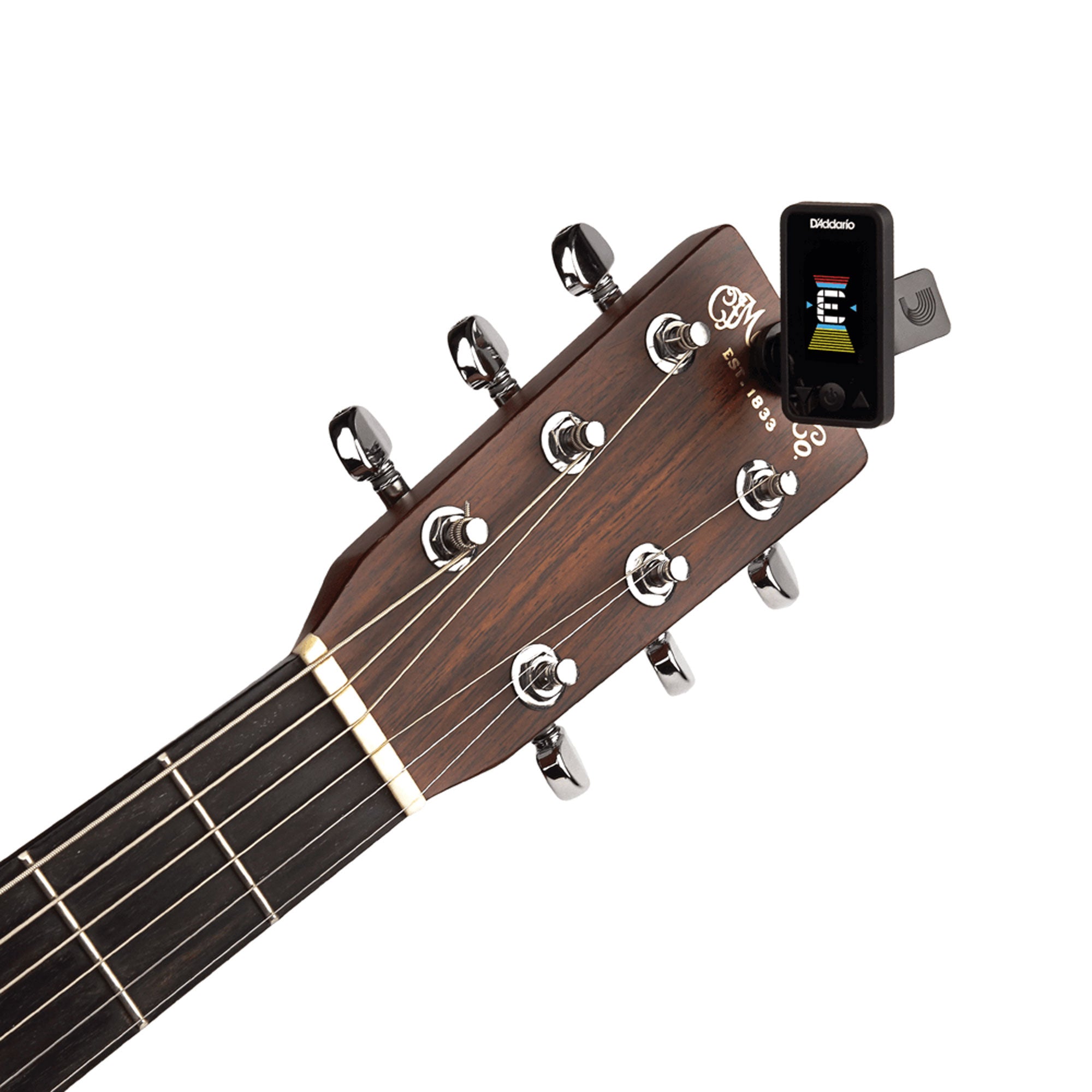 D'Addario PW-CT-17BK Eclipse Tuner Chromatic Headstock Tuner (Black)