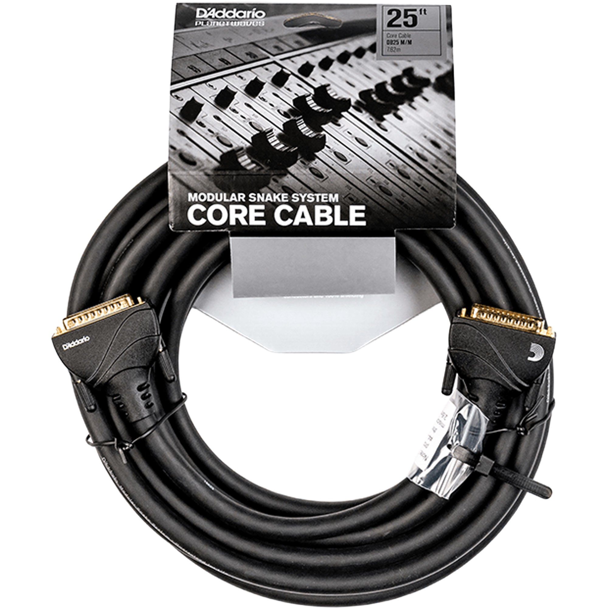 D'Addario PW-DB25MM-50 DB25 Male to Male Modular Snake Core Cable (50')