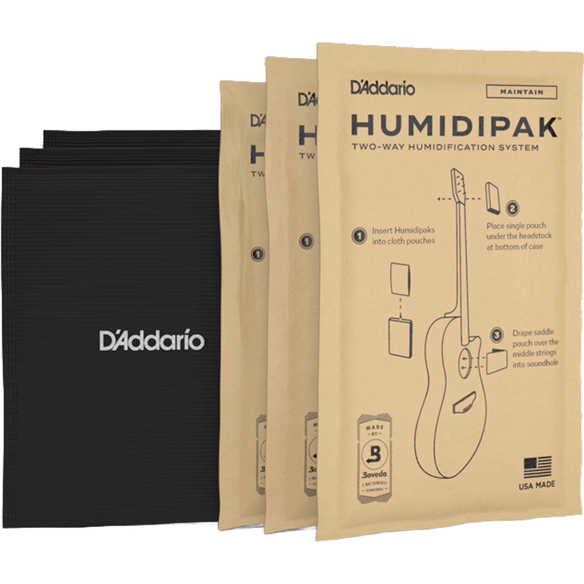 D'Addario PW-HPK-01 Humidipak Maintain Humidity Control Pack