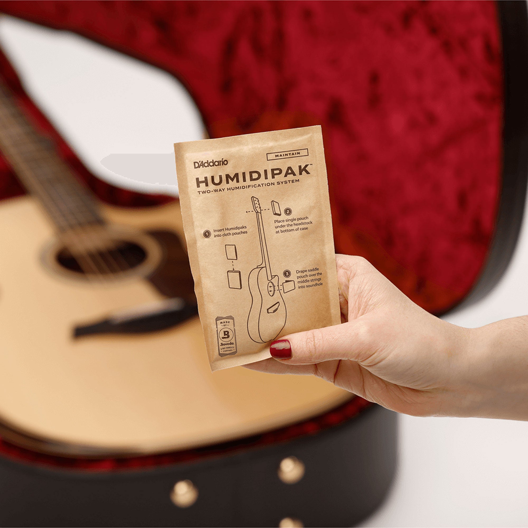 D'Addario PW-HPK-01 Humidipak Maintain Humidity Control Pack