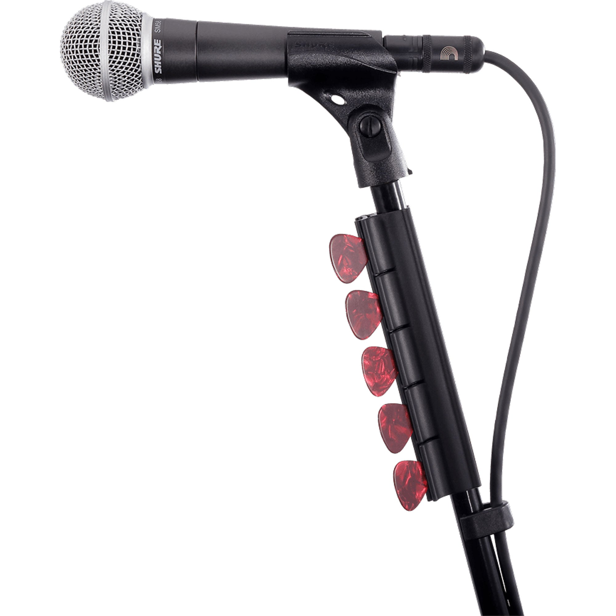 D'Addario PW-MPH-02 Mic Stand Pick Holder (Black)