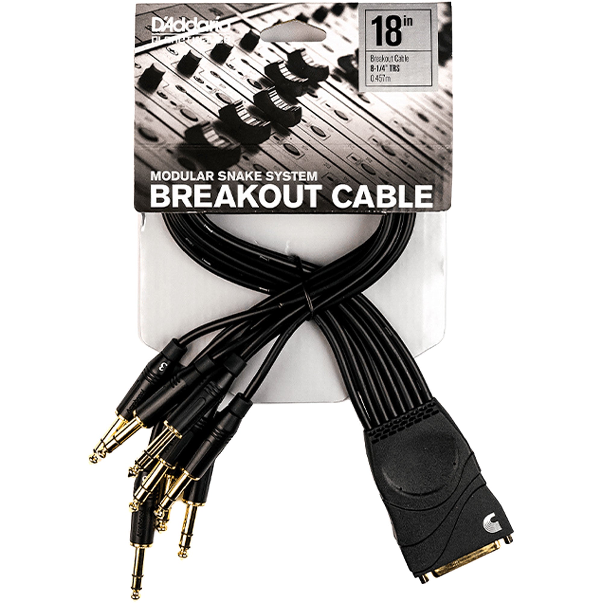 D'Addario PW-TRSB-01 Modular Snake System Breakout Cable (DB25 Female - TRS)
