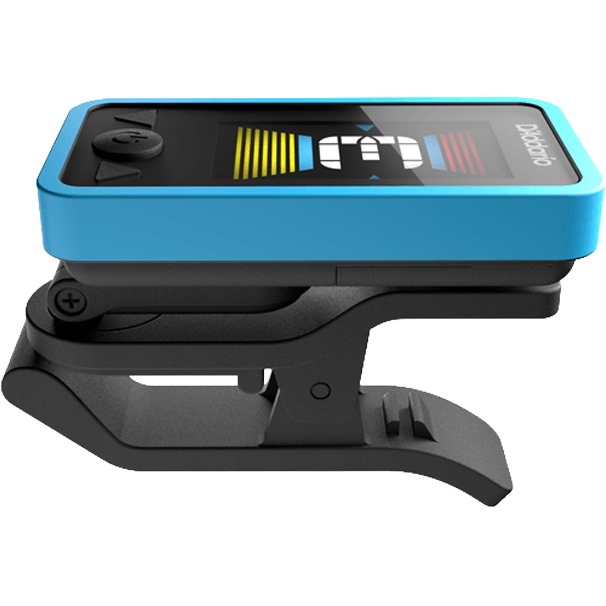 D'Addario PW-CT-17BU Eclipse Tuner Chromatic Headstock Tuner (Blue)