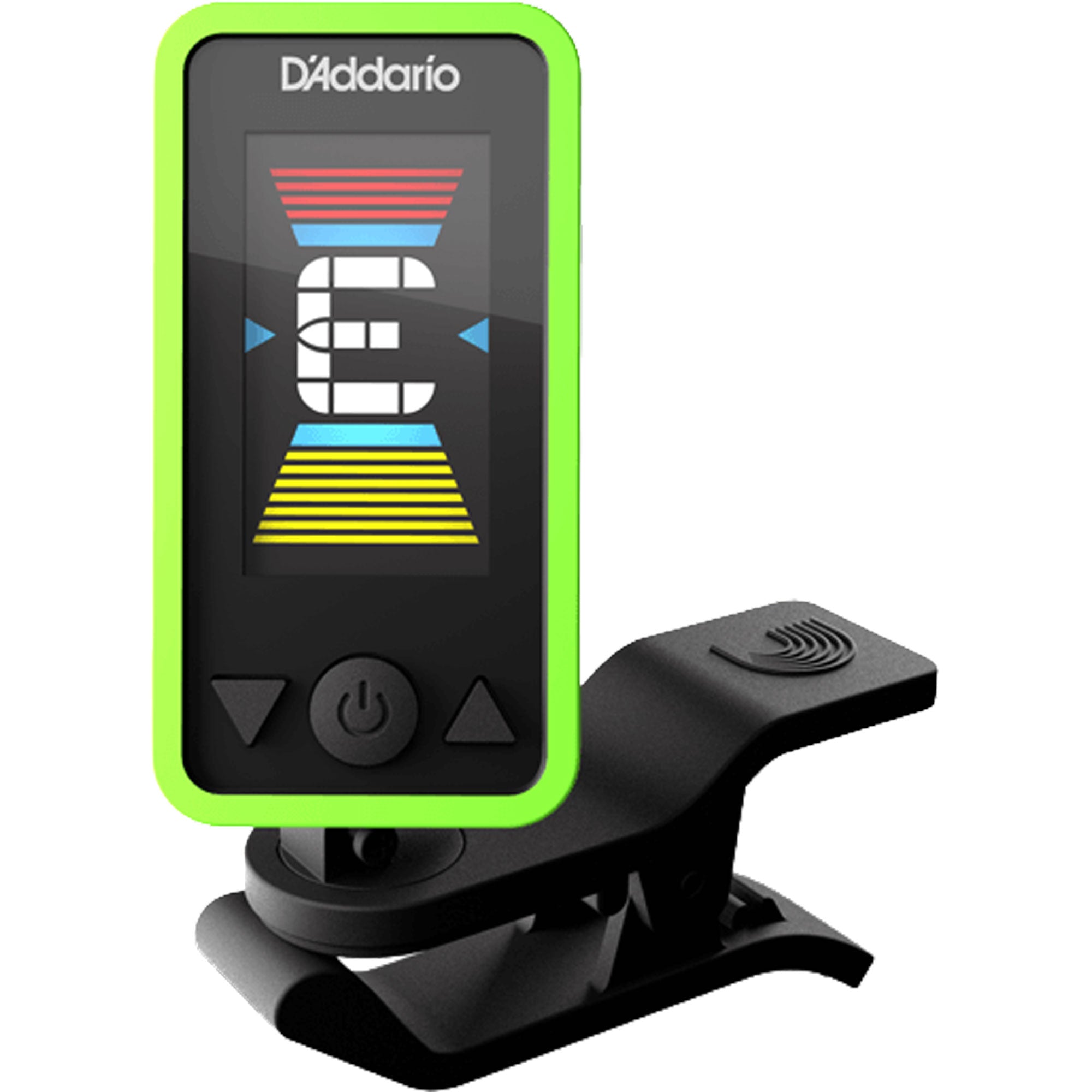D'Addario PW-CT-17GN Eclipse Tuner Chromatic Headstock Tuner (Green)
