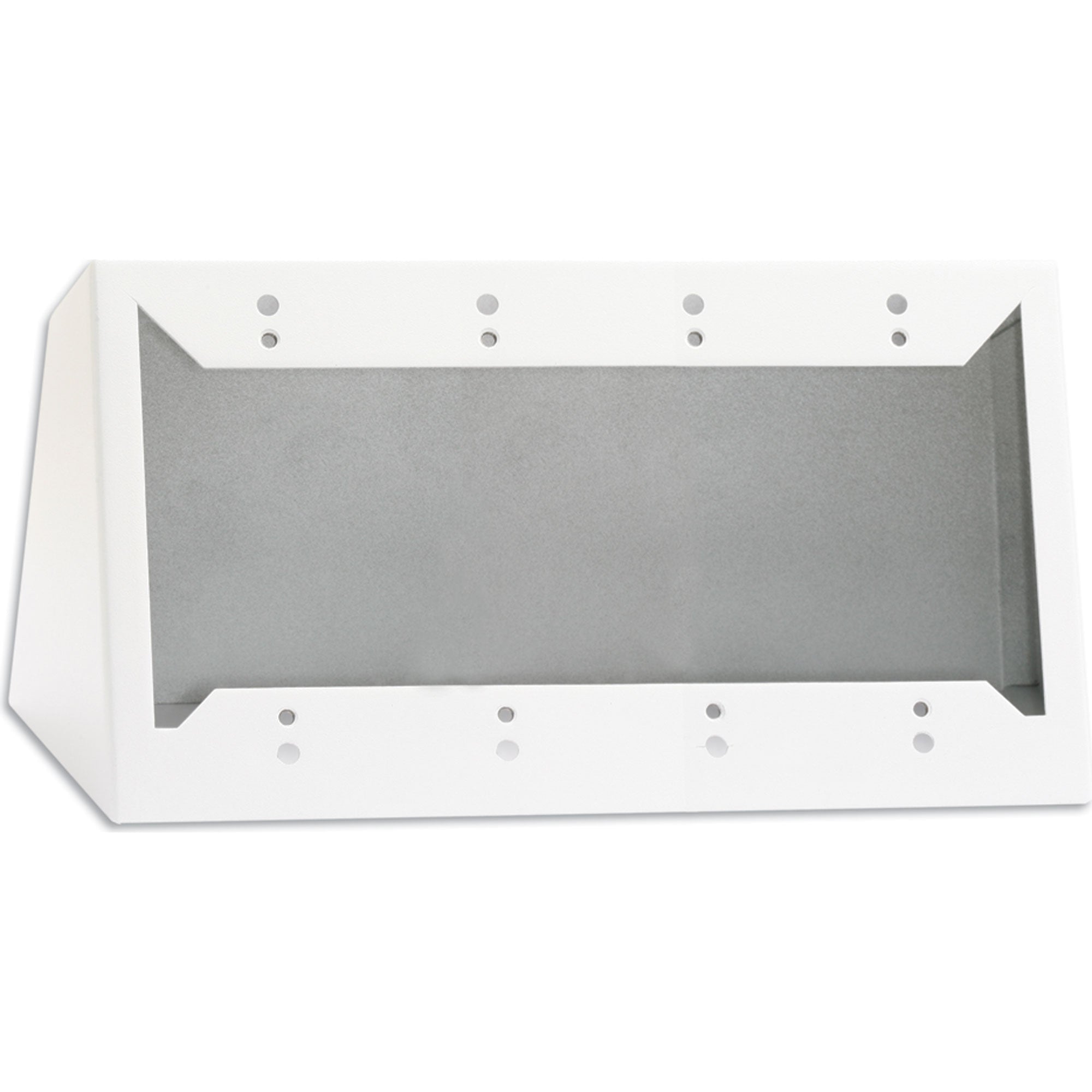 RDL DC-4W Desktop or Wall Mounted Chassis for Decora Plates (White)