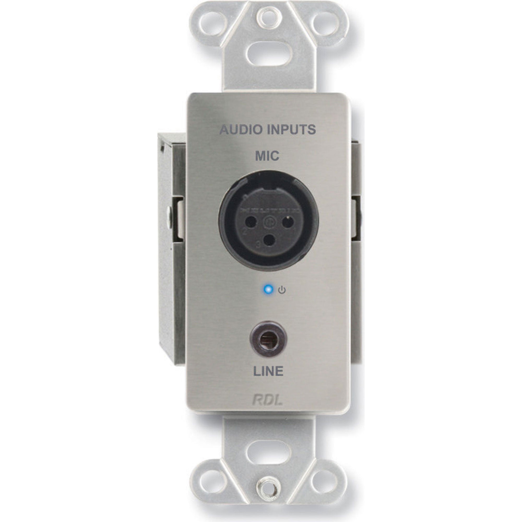 RDL DS-TPS2AM Active Two-Pair Sender on Decora Plate (Stainless Steel)