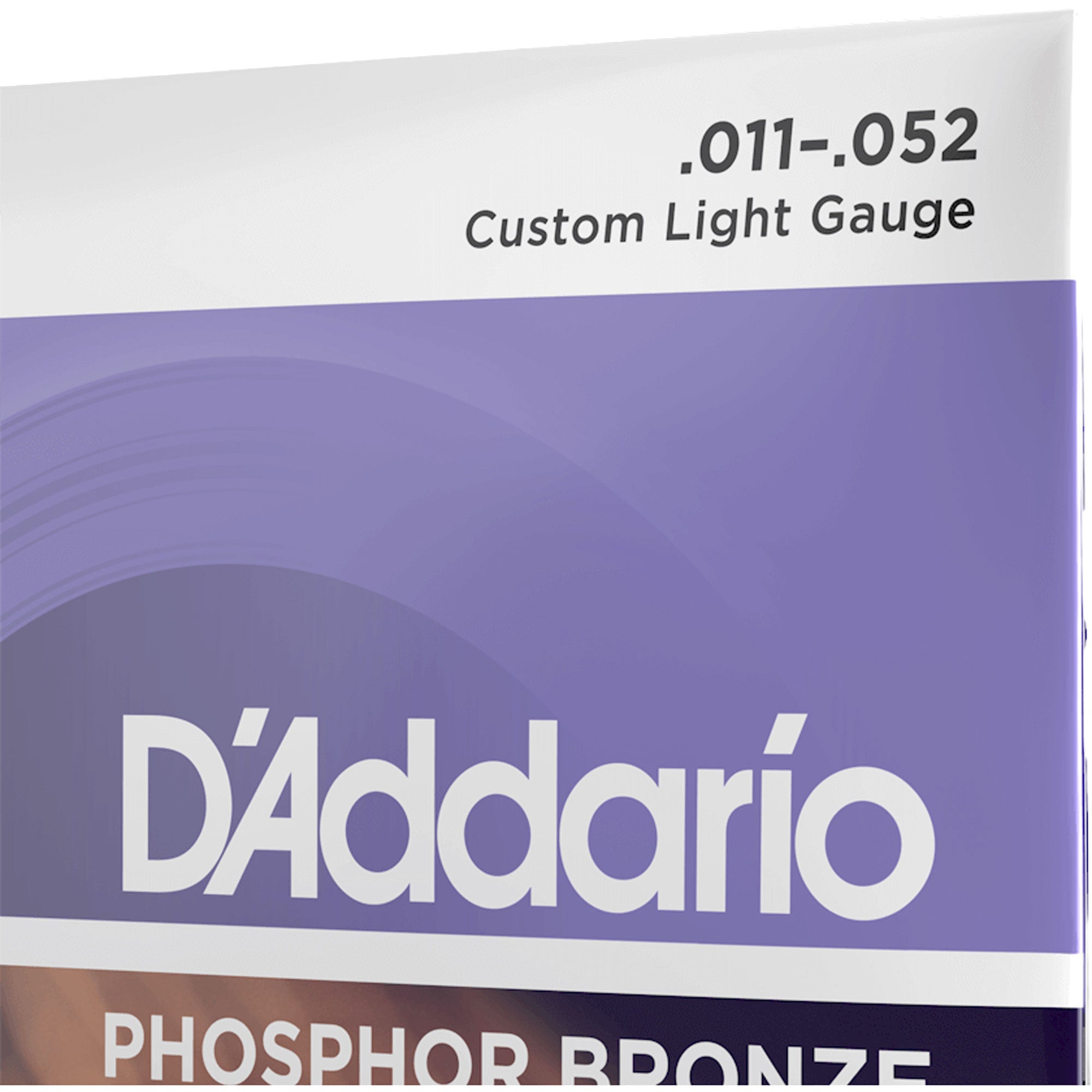 D'Addario EJ26 Custom Light, Phosphor Bronze Acoustic Guitar Strings (11-52)