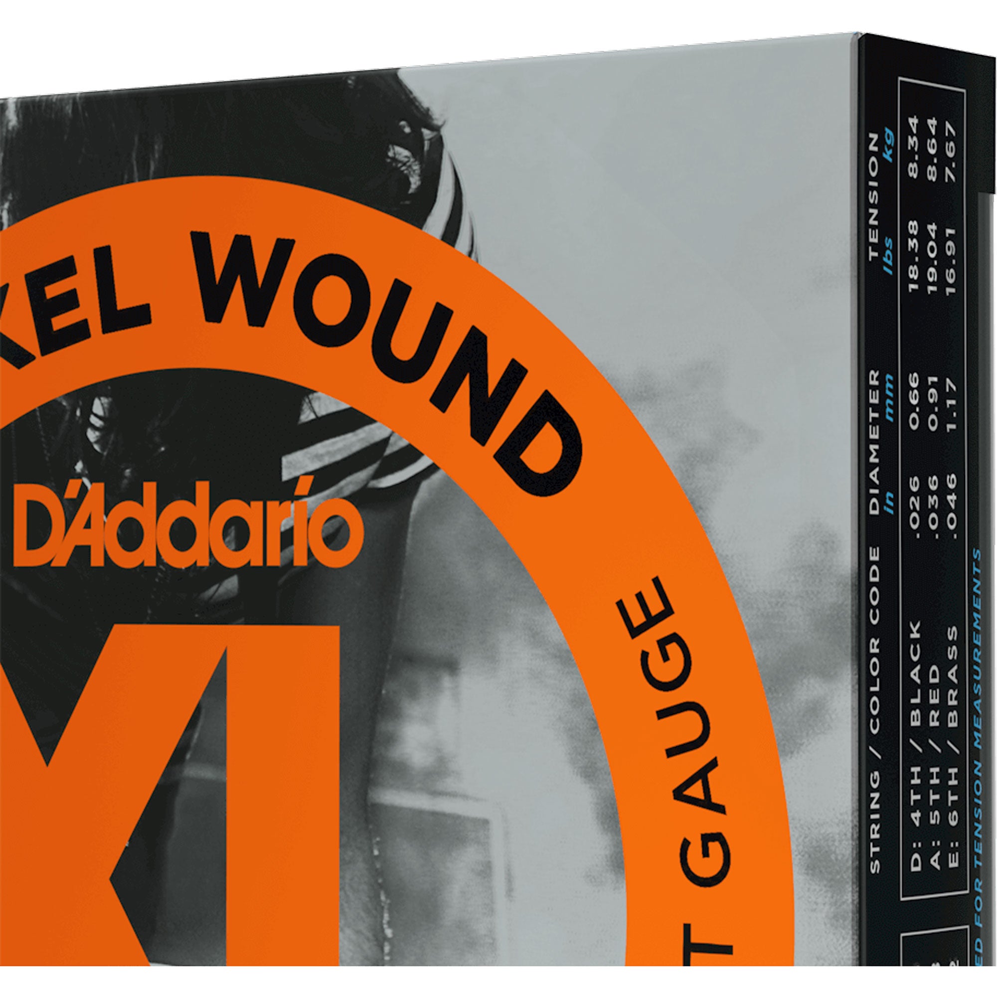 D'Addario EXL110-3D Regular Light, XL Nickel Wound Electric Guitar Strings (10-46, 3 Pack)