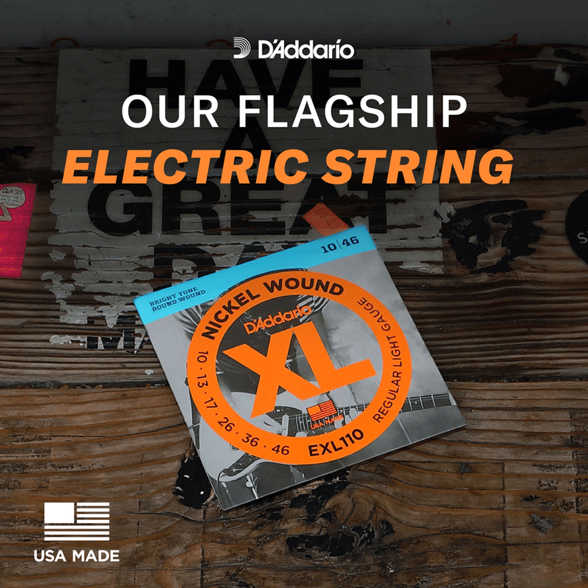D'Addario EXL110-3D Regular Light, XL Nickel Wound Electric Guitar Strings (10-46, 3 Pack)