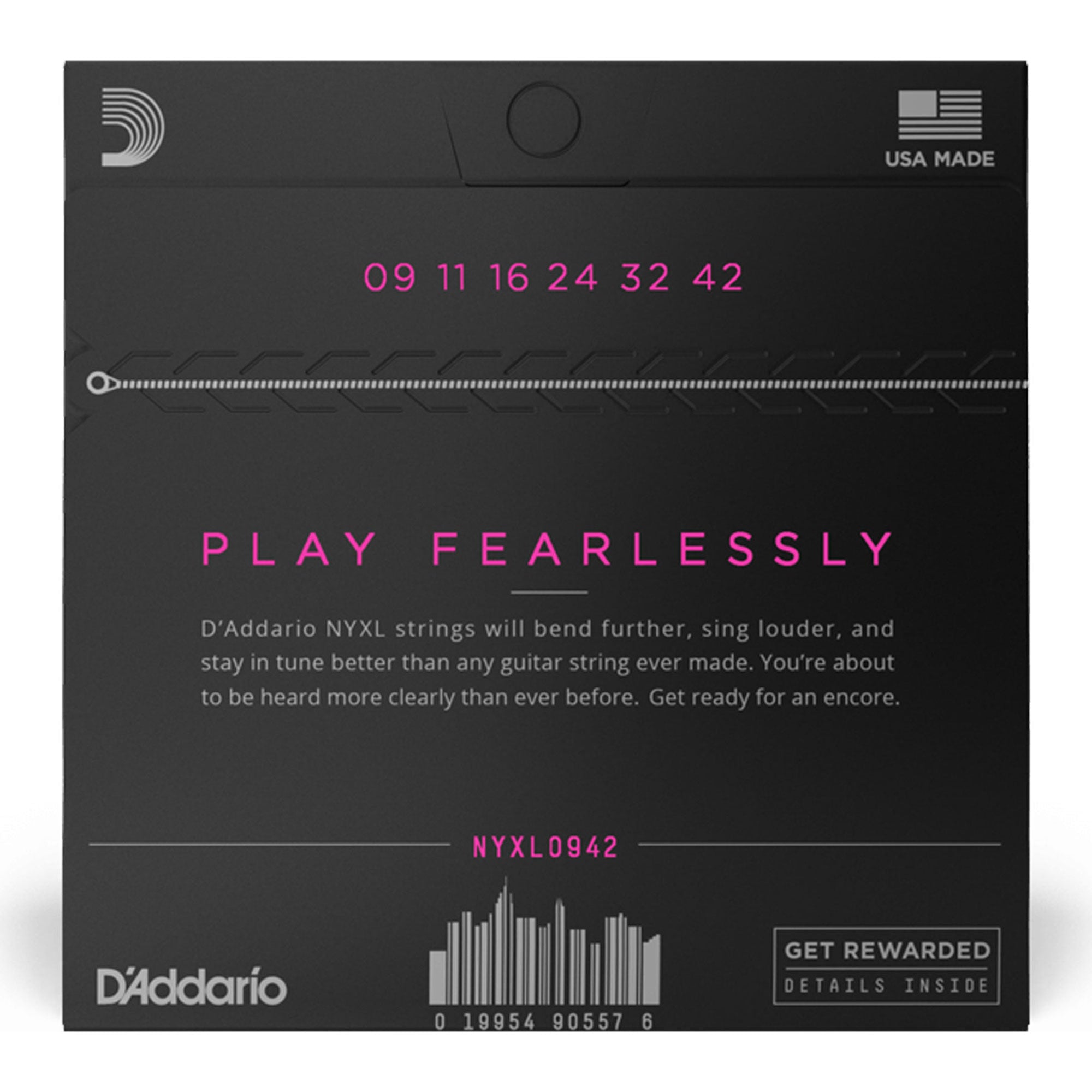 D'Addario NYXL0942 Electric Guitar Strings, Nickel Wound, Super Light, 09-42