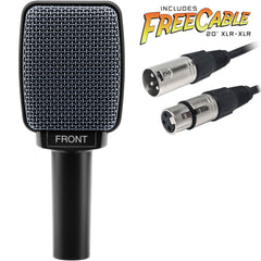 Sennheiser e 906 Supercardioid Dynamic Instrument Microphone with FREE 20' XLR Cable Image 1