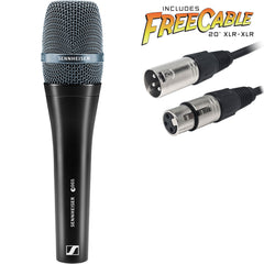 Sennheiser e 965 Large-Diaphragm Condenser Vocal Microphone with FREE 20' XLR Cable Image 1