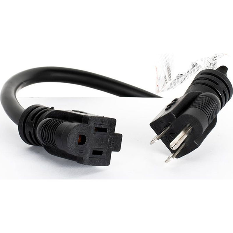 American DJ Accu-Cable EC123-100 12AWG Edison AC Power Extension Cord (100', Black)