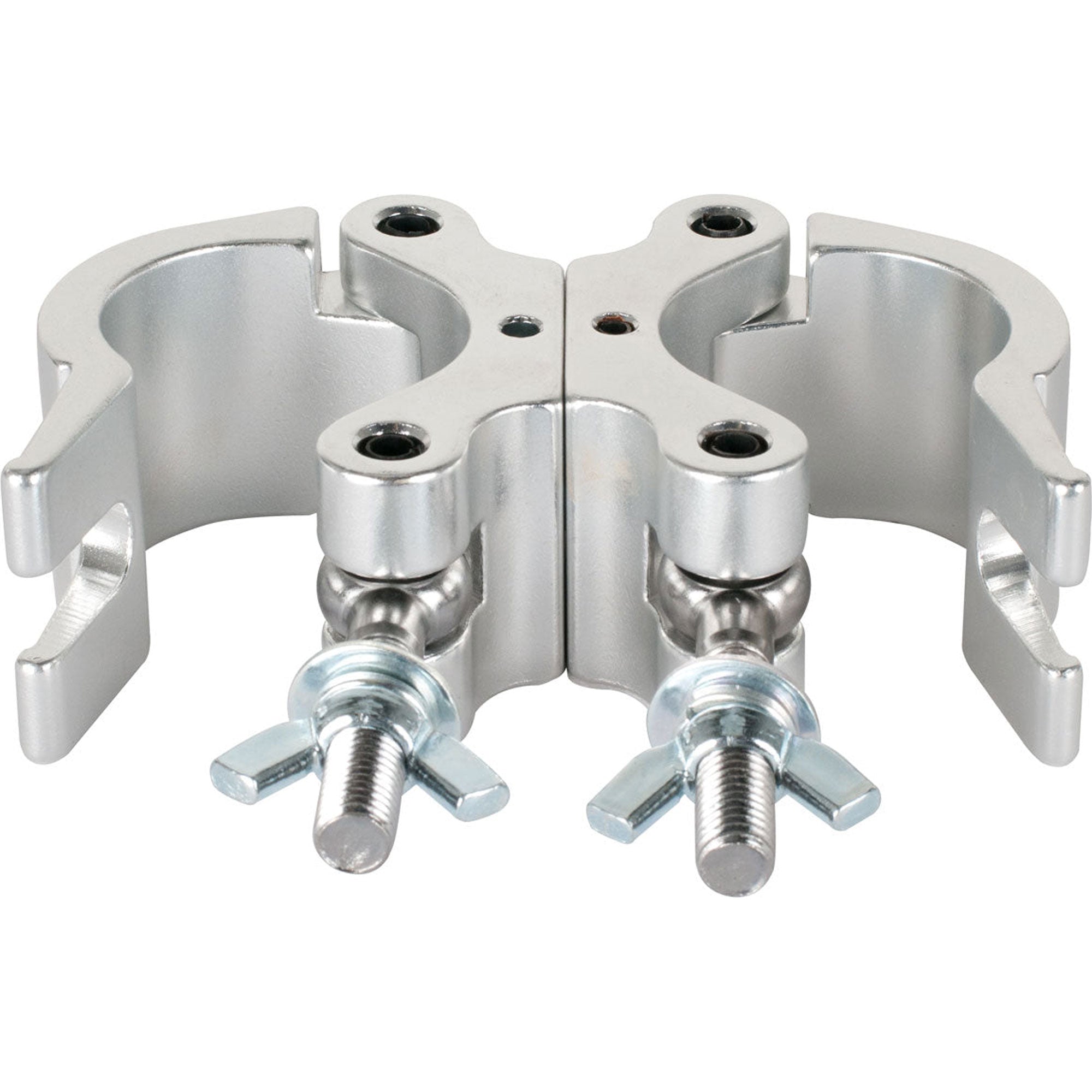 Elation Pro Swivel Clamp Heavy-Duty Dual Swivel Clamp for 50mm Tubing (Silver)
