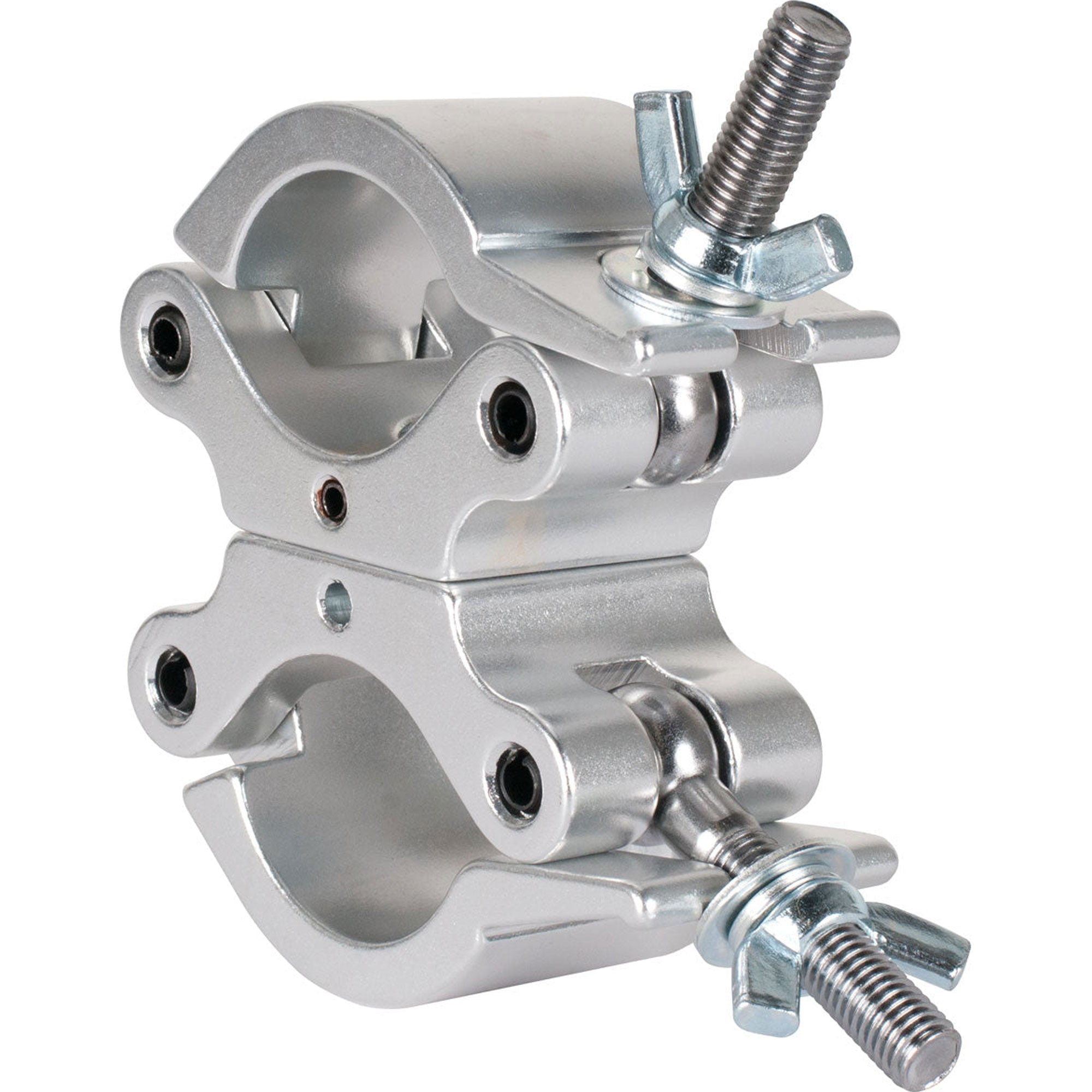 Elation Pro Swivel Clamp Heavy-Duty Dual Swivel Clamp for 50mm Tubing (Silver)