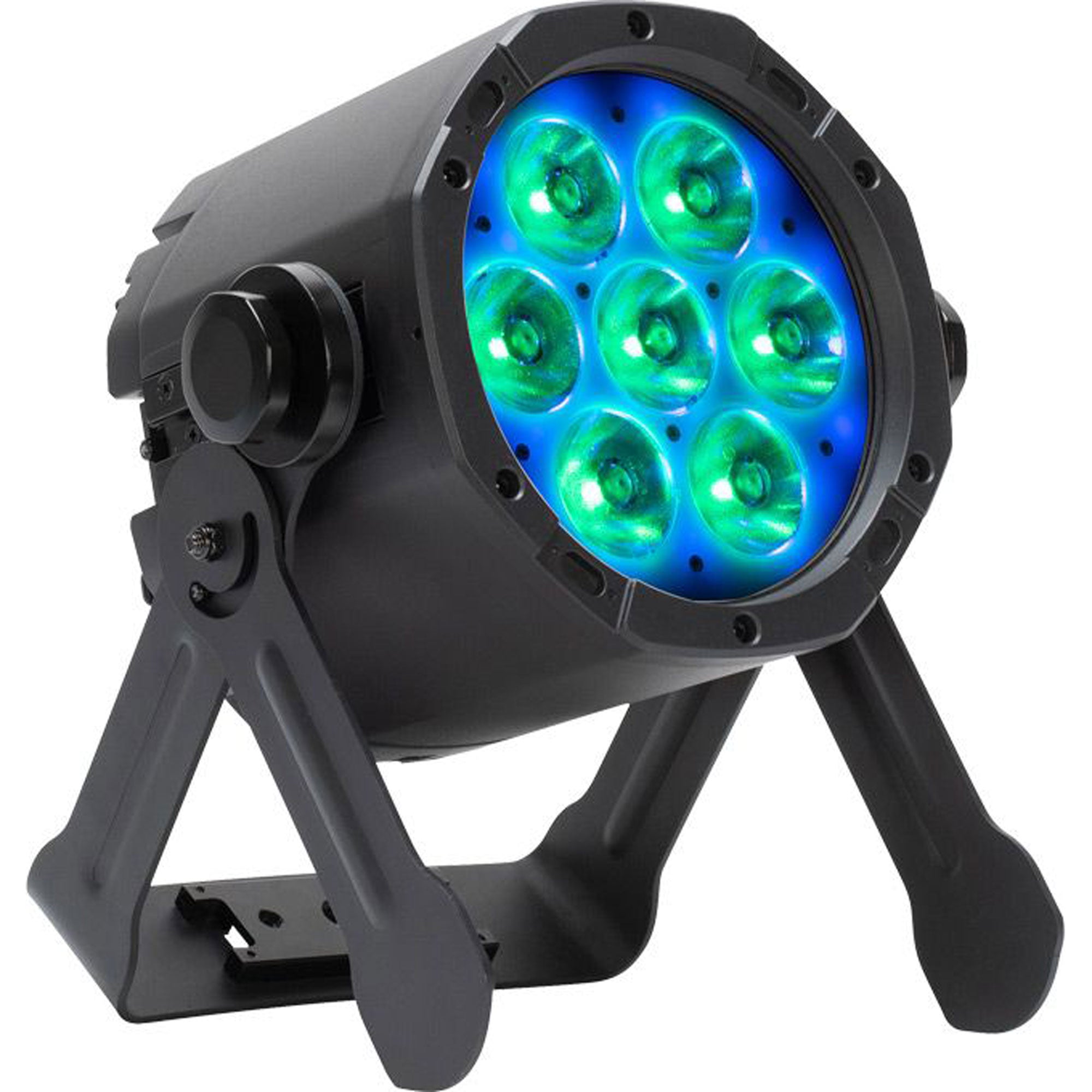American DJ ElectraPix Par 7 IP65 Outdoor-Rated Battery Powered RGBAL+UV LED PAR Fixture