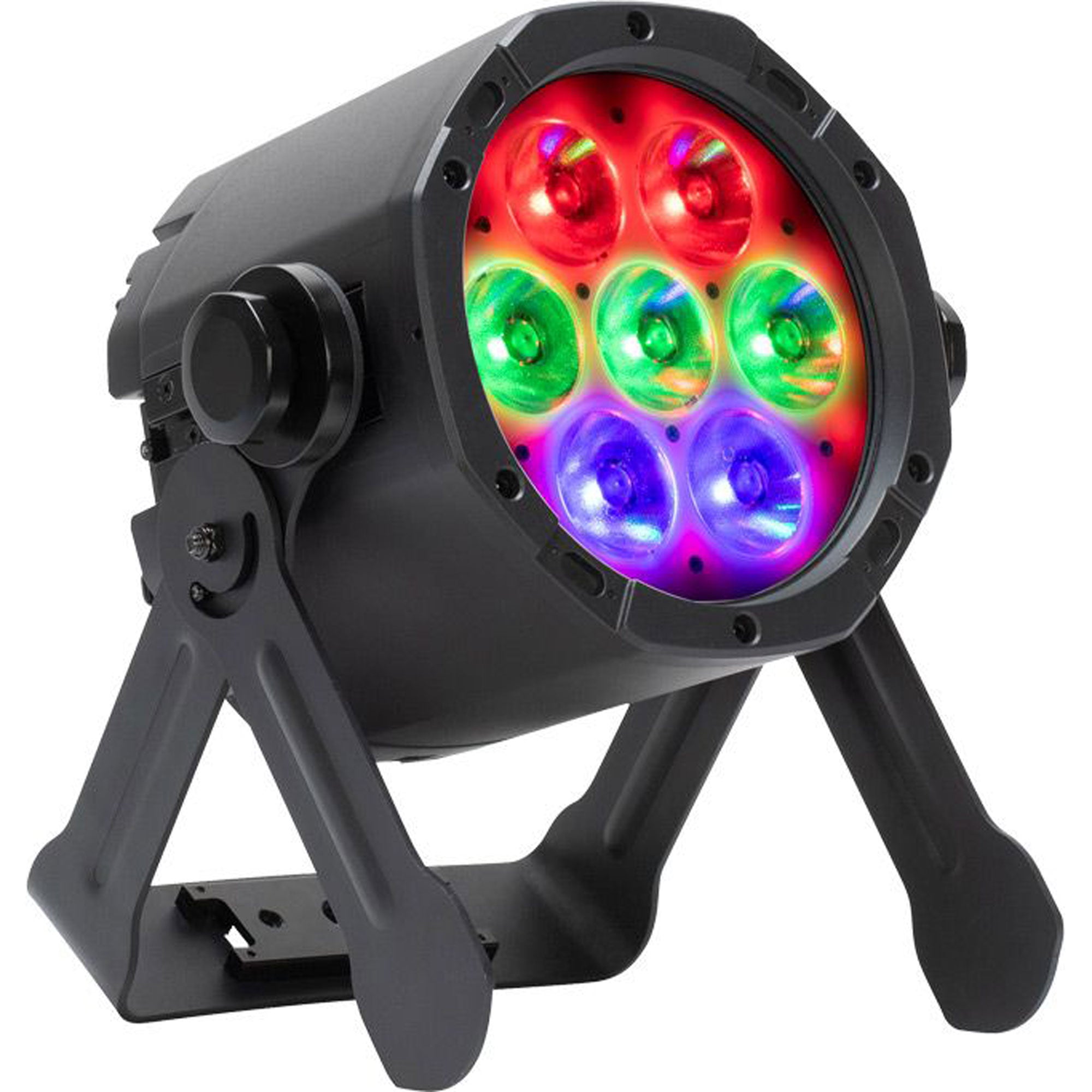 American DJ ElectraPix Par 7 IP65 Outdoor-Rated Battery Powered RGBAL+UV LED PAR Fixture
