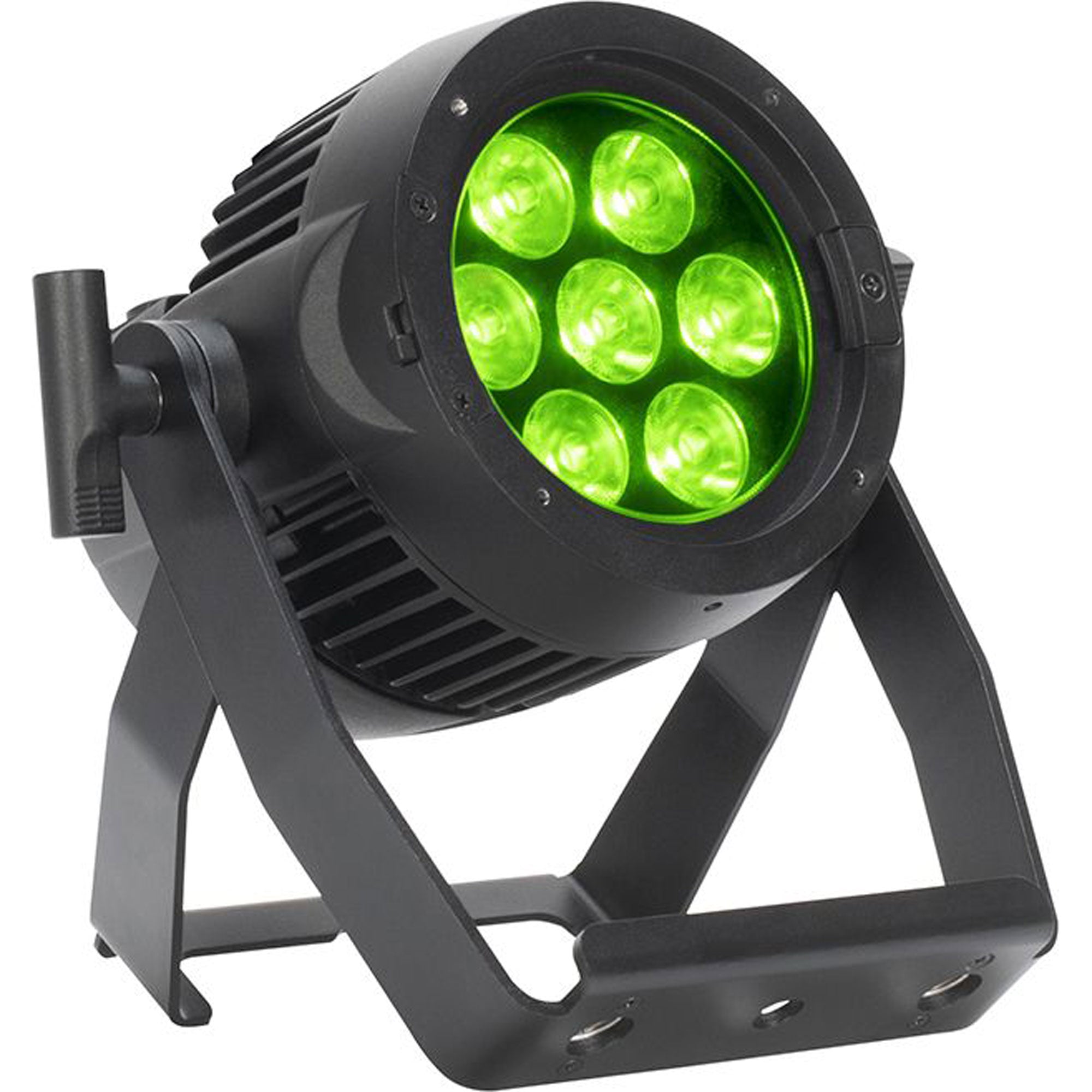 American DJ Encore LP7IP Heavy-Duty IP65 Outdoor Rated Par with 7 x 20 Watt Quad LEDs (RGBL)